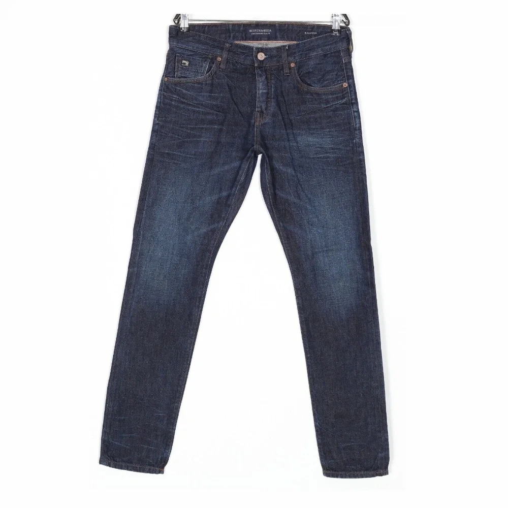 Scotch & Soda Ralston Slim Dark Worn Denim Jeans 31x32 - Picture 1 of 8
